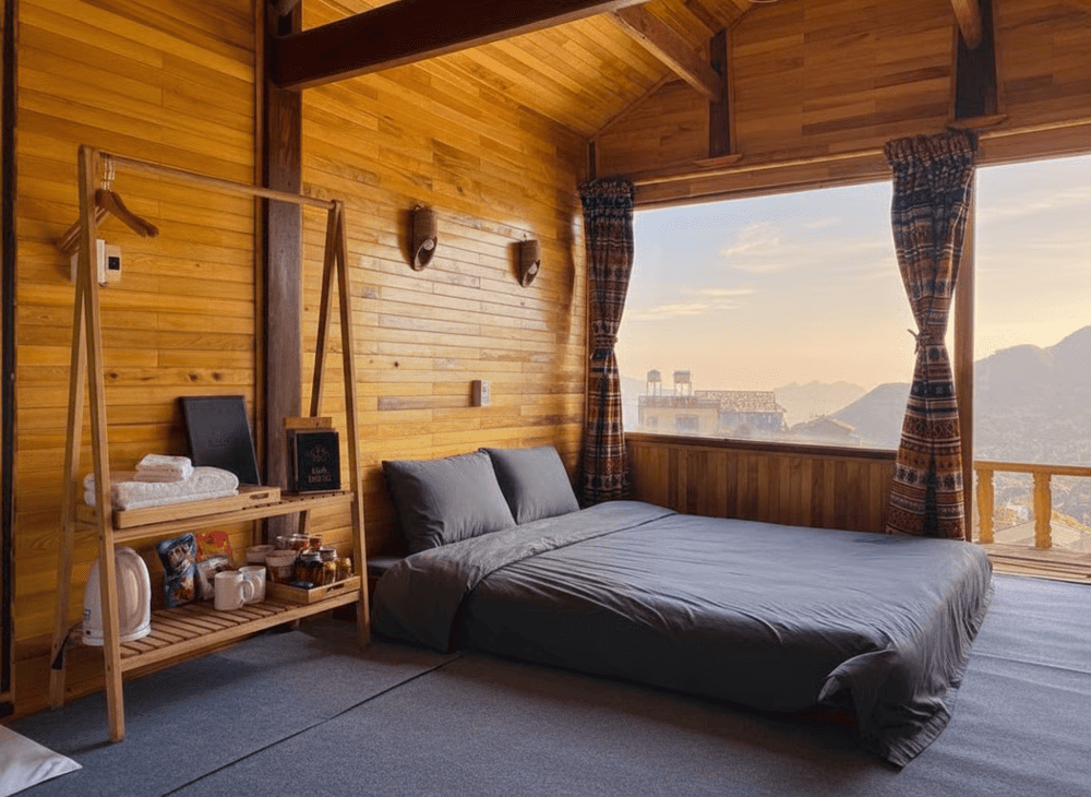 Tại các điểm đến của Sơn La có nhiều homestay đẹp, mang đậm chất Tây Bắc (Nguồn: May Home Tà Xùa, Bắc Yên)